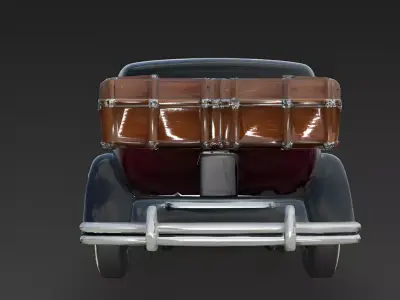 Realistic 30s Ultra Luxury Limousine 3d model Low-poly 3D model