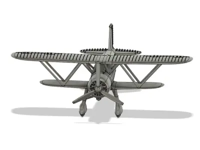 Fiat CR42 Falco - Scala 1-200 3D print model