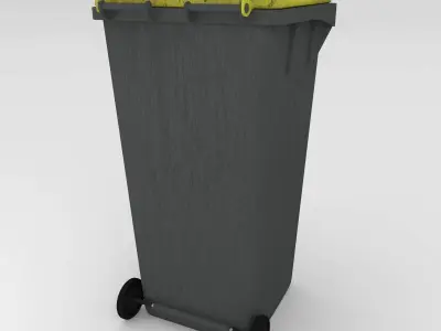 Wheelie Bin 3D model