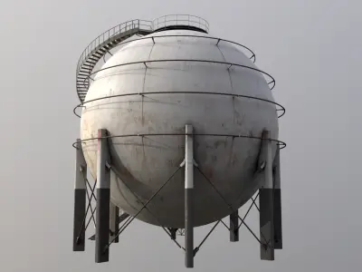 Gas Sphere - Horton Sphere 3D model