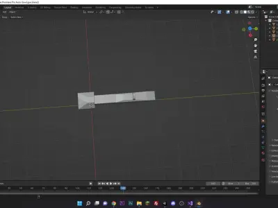 simple Pistol Free 3D model