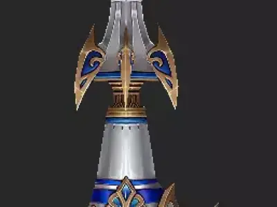 Pack With 30 Fantasy Swords - Part 04 Low-poly 3D model