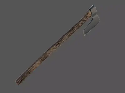 Axe 02 Low-poly 3D model