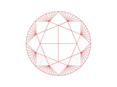 Diamond - Round Free 3D model