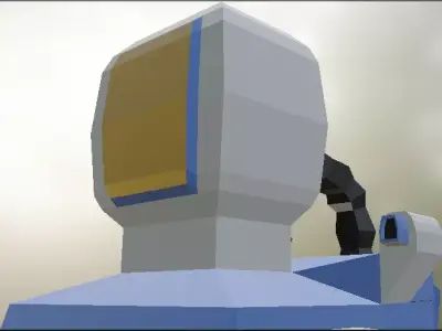 Astronaut Low poly Free low-poly 3D model