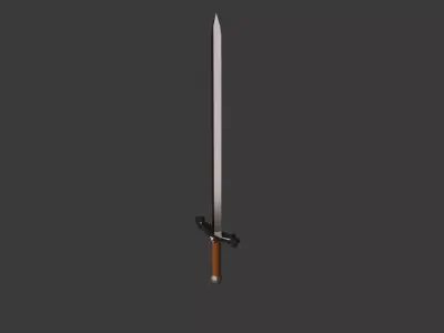 Espada Low Poly  para Juegos Low Poly Realistic Sword  for Game Low-poly 3D model