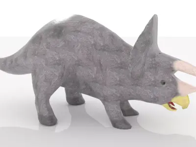 Triceratops BLEND OBJ FBX DAE GLB 3D model