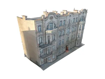 XIXth century tenement house 3D model