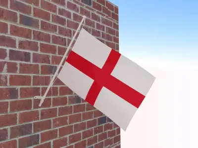 Flag of England 3D model