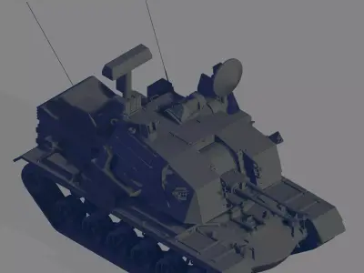 M247 Tank 3D model