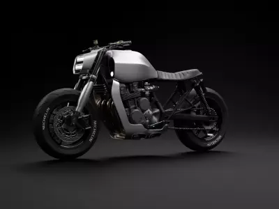 Concept Motorcycle Neo Retro 3D model