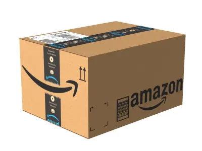 Amazon Box 2G PBR 04 Low-poly 3D model