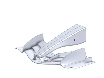 F1 2026 Vcarb03 FrontWing Free 3D model
