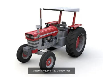 Massey Ferguson 1130 1968 3D Model Pack