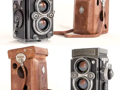 Phorocamera Rolleiflex 3D model