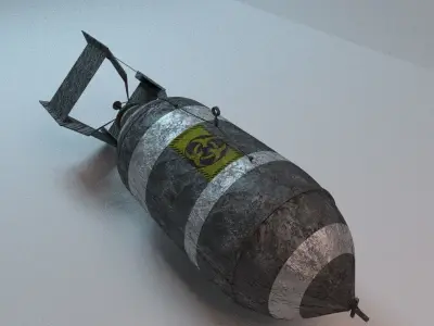 Nuclear Bomb 3D model get