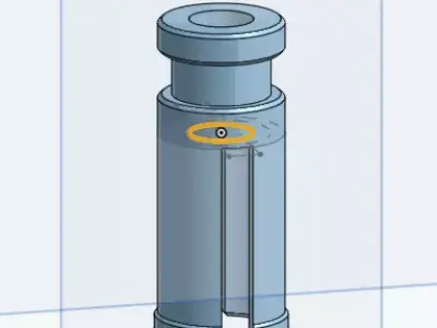 Drag Knife Adaptor E3D 3D print model