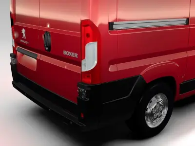 Peugeot Boxer Van L1H2 2017 3D model