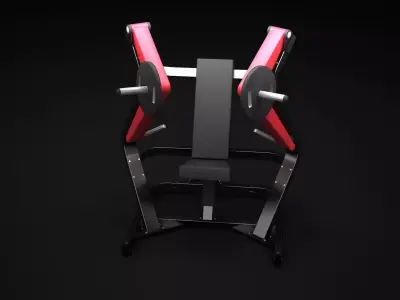 Wide Chest Press 3D model