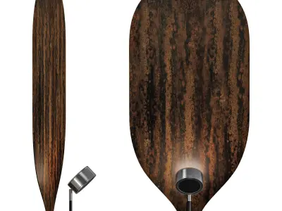 roche bobois robin floor lamp 3D model