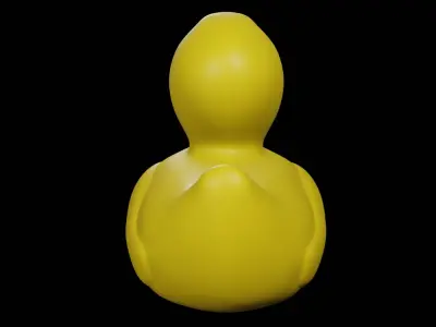 Duck Toy Free low-poly 3D model