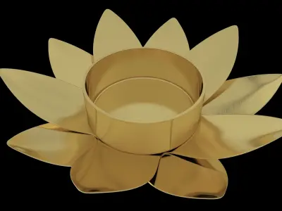 candlestick 3D model