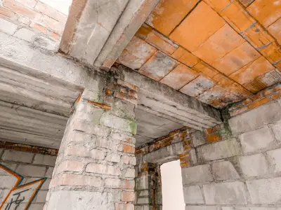 Abondoned house under construction - small part 3D model