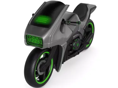 Cafe Racer Motorcycle 3D model