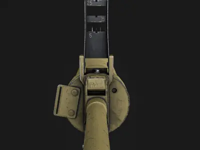 RPG-76 Komar Low-poly 3D model by cgtdg