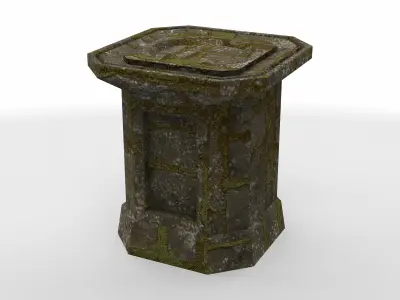 pedestal 01 3D model