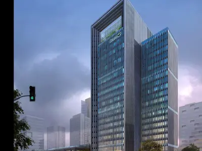 Hotel Building 3D model 62
