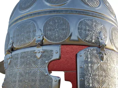 Medieval Helmet 3D model 3