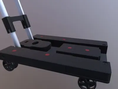 Folding Cart Dolly 3D model
