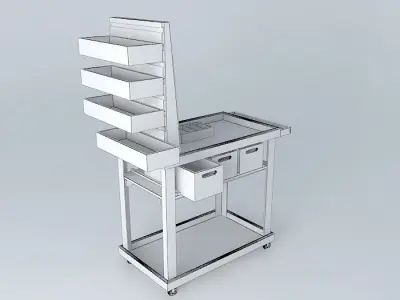 Woodshop Cart Free 3D model