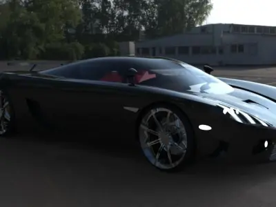 Sports Car Free 3D model from CGTrader