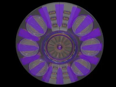 Dutch Industrial Space Company - Acceleratore Flux Ion - Concept 3D model