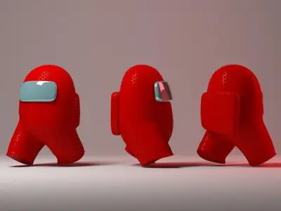 Among us  3d model Low-poly 3D model