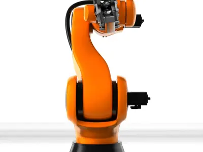Industrial robot 3D model 5