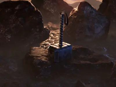 Mjolnir - Thors Hammer 3D model