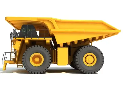 Mining Dump Truck 3D model buy