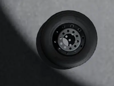 tire model Free low-poly 3D model