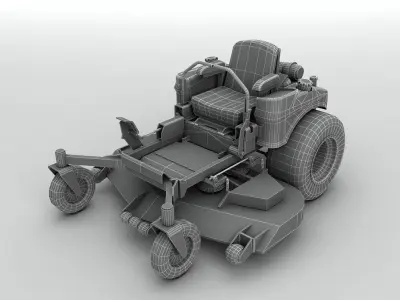 SCAG Tiger Cub Industrial Riding Mower 3D model