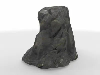  stylized large cavern 3D model