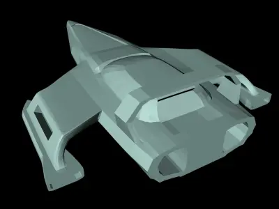 Powerboat fiction 3D model