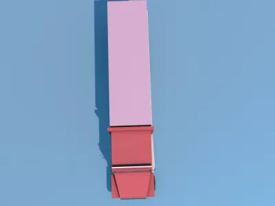 TRUCK on sky Low-poly 3D model