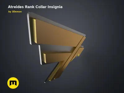 Atreides Rank Collar Insignia Free 3D print model