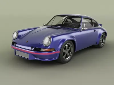 Porsche 911 RSR 3D model