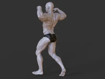 Bodybuilder Pose 3D print model