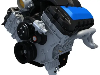 V8 Engine 3D model shop