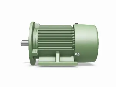 90S B35 Left IEC electric motor - 3D CAD model 3D model